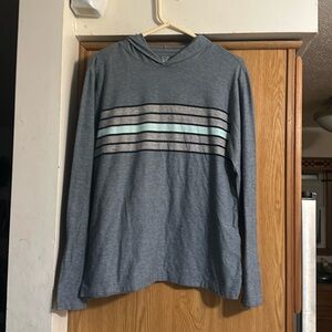 Vineyard Vines Gray Striped Sweatshirt